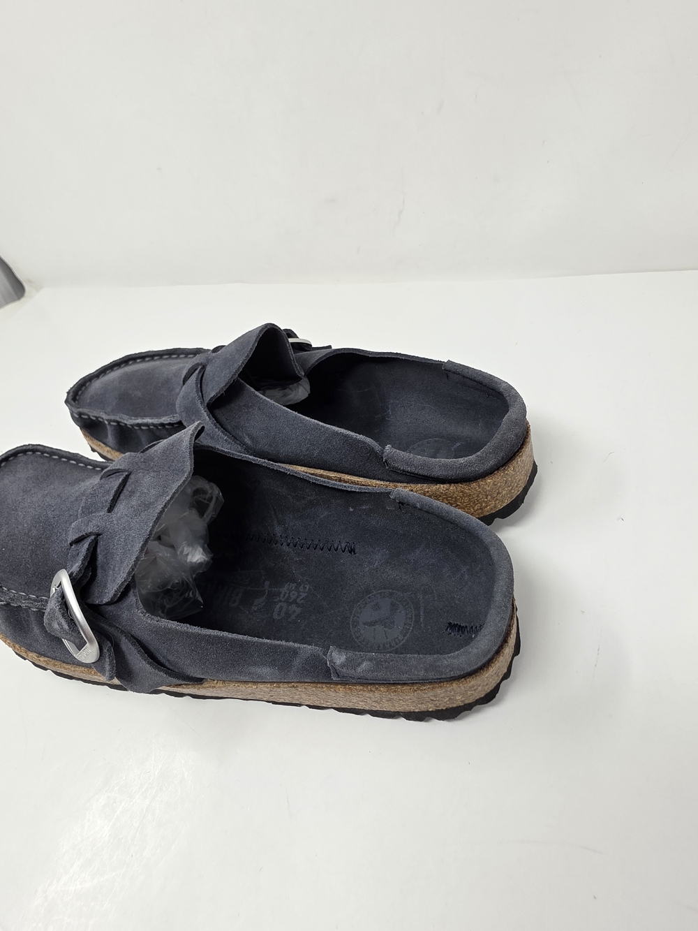 Birkenstock Buckley Suede Leather Clog Black Suede shoe - Size 40 - Picture 10 of 13